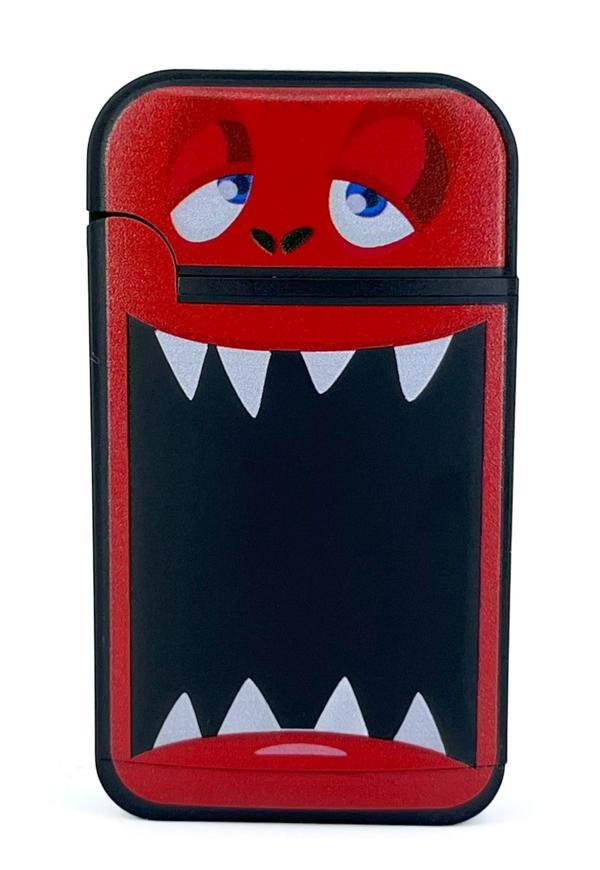 Zengaz Cool Tasarım Jet Alev Çakmak - Red Monster - Image 1