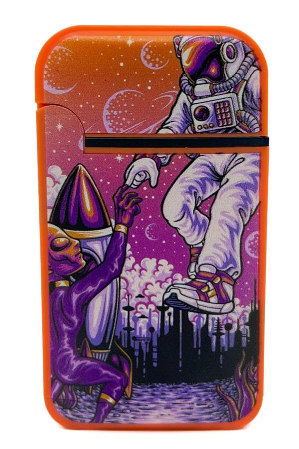 Zengaz Cool Tasarım Jet Alev Çakmak - Alien Contact - Image 1