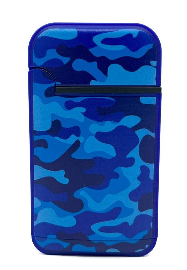 Zengaz Cool Tasarım Jet Alev Çakmak - Blue Camo - Image 1