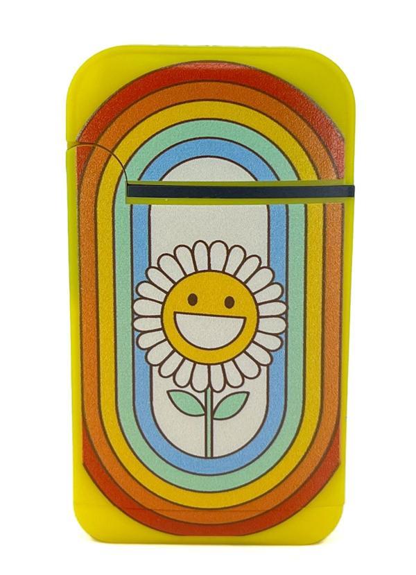 Zengaz Cool Tasarım Jet Alev Çakmak - Cheerful Daisy - Image 1