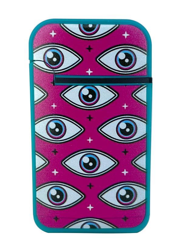 Zengaz Cool Tasarım Jet Alev Çakmak - Pink Eyes - Image 1