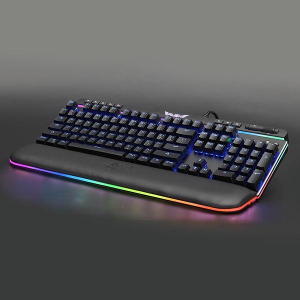 Rush Cobalt RK991 Mavi Switch Rgb Manyetik Bileklikli Rgb Makrolu Mekanik Oyuncu Klavyesi - Image 1