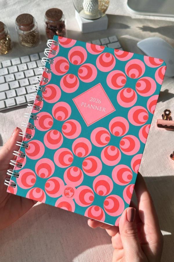 2026 Haftalık Ajanda Spiralli A5 12 Aylık Lucky - Image 1