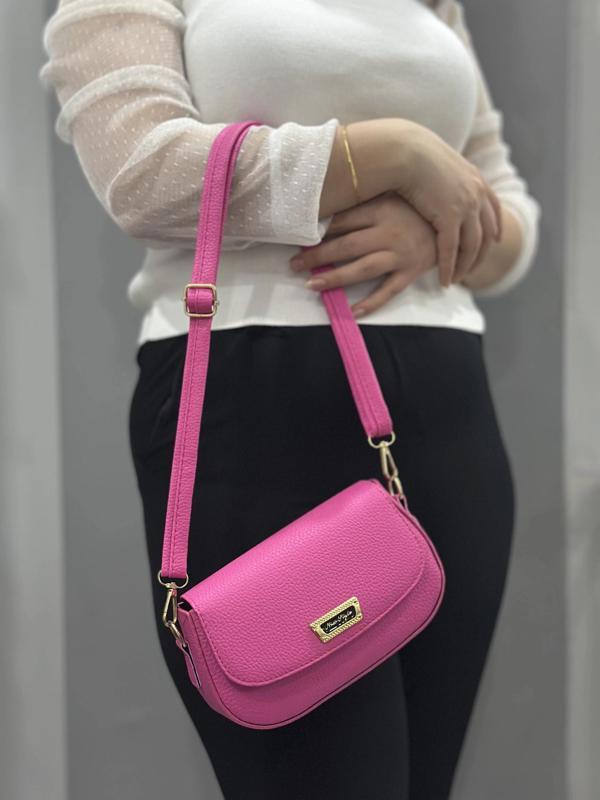 BİÇOMİ Pembe cilt jessi çanta - Image 1