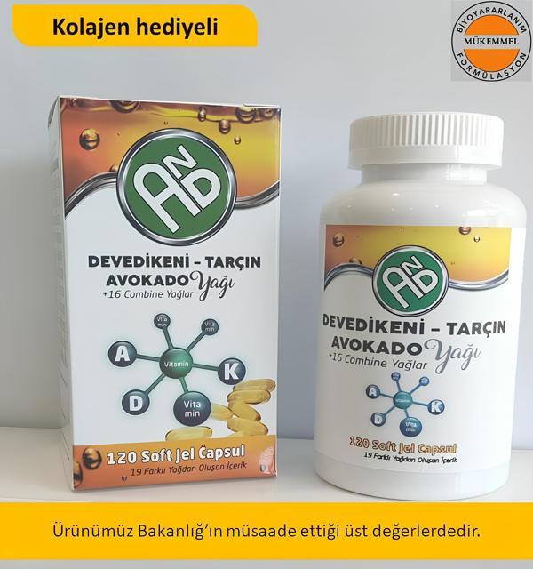 Akne sivilce karşıtı Vitamin gıda Kapsülü: Devedikeni-tarçın-avakado-kekik-hardal-akgünlük-karanfil Yağı (A,D,K VİTAMİNİ) - Image 1