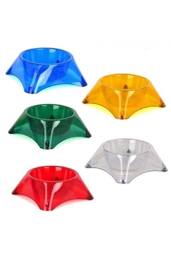 Flip Pet Kedi Köpek Mama Ve Su Kabı Simli 250 Ml - Image 1