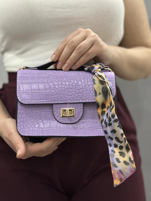 BİÇOMİ Jisse lila cilt çanta - Image 1