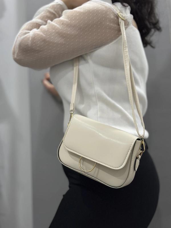 BİÇOMİ Krem cilt mossi çanta - Image 1