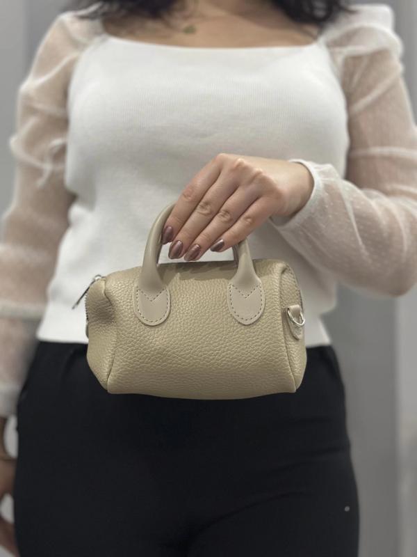 BİÇOMİ Vizon cilt bugo çanta - Image 1