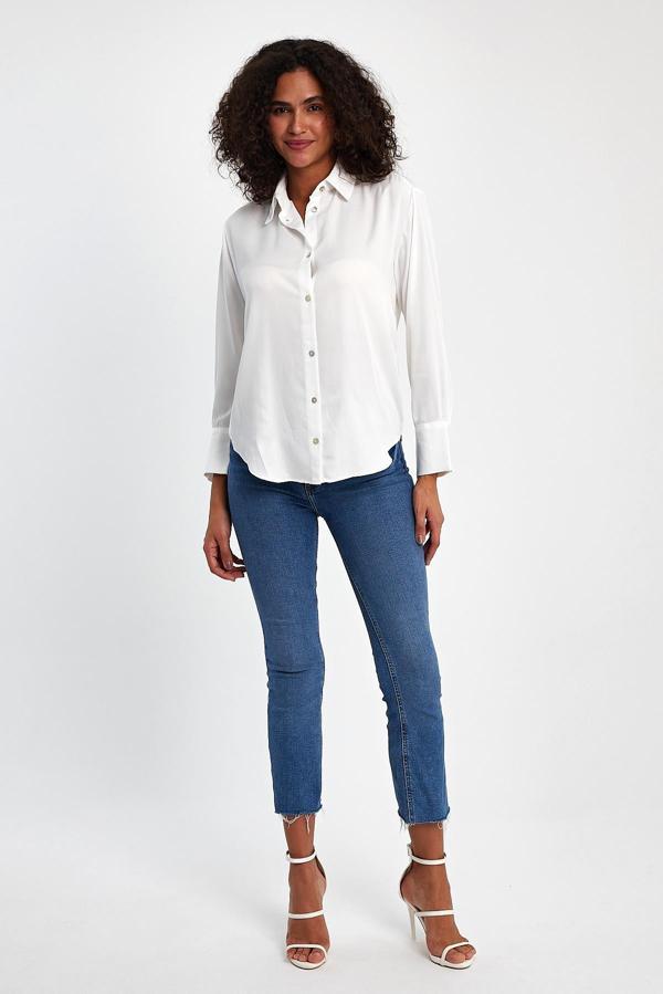 Viskon Saten Gömlek - Image 1