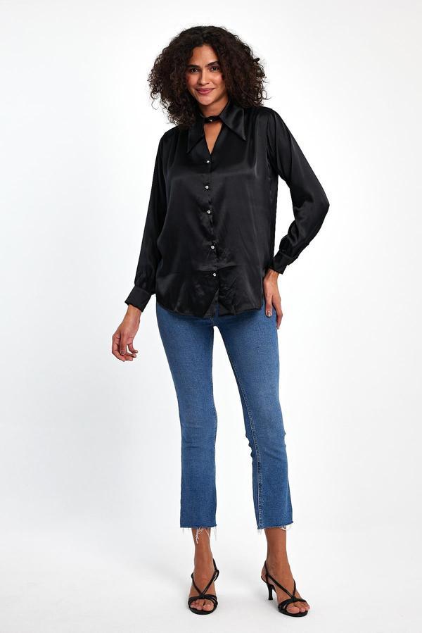 Saten Klasik Gömlek - Image 1