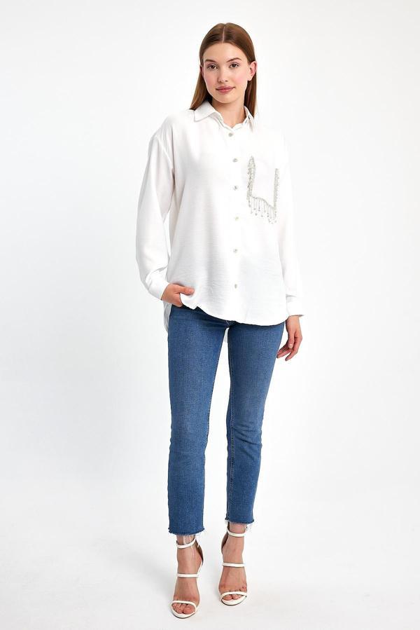 Taş İşlemeli Gömlek - Image 1