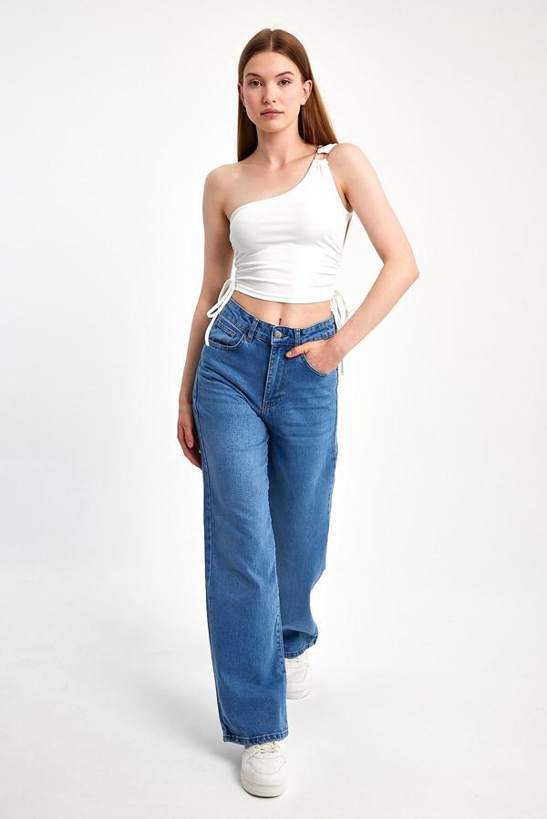 Wide Leg Denim Pantolon 2 - Image 1