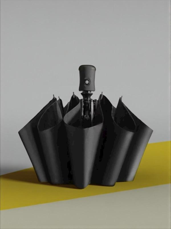 Otomatik Açma Kapama Fiber Tel Orjinal Kaliteli Şemsiye(Gri Haki Bordo Lacivert Fuşya Mor Siyah) - Image 1