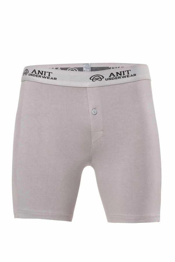 biçomi Likralı Uzun Erkek Boxer Gri - 1114A - Image 1