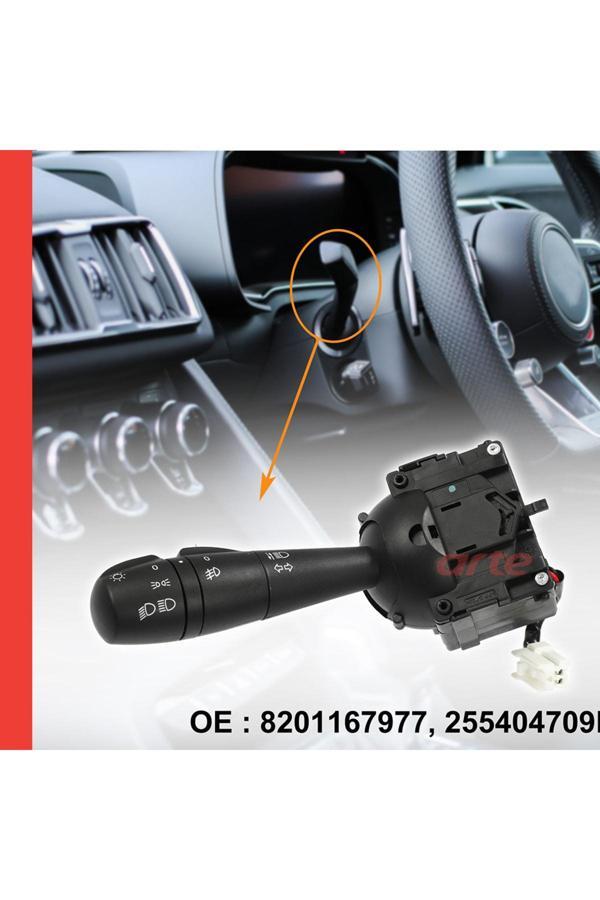 Valeo Renault Twingo 2014-2016 Uyumlu | Sissiz & Kornalı Sinyal Far Kolu | Orijinal - Image 1