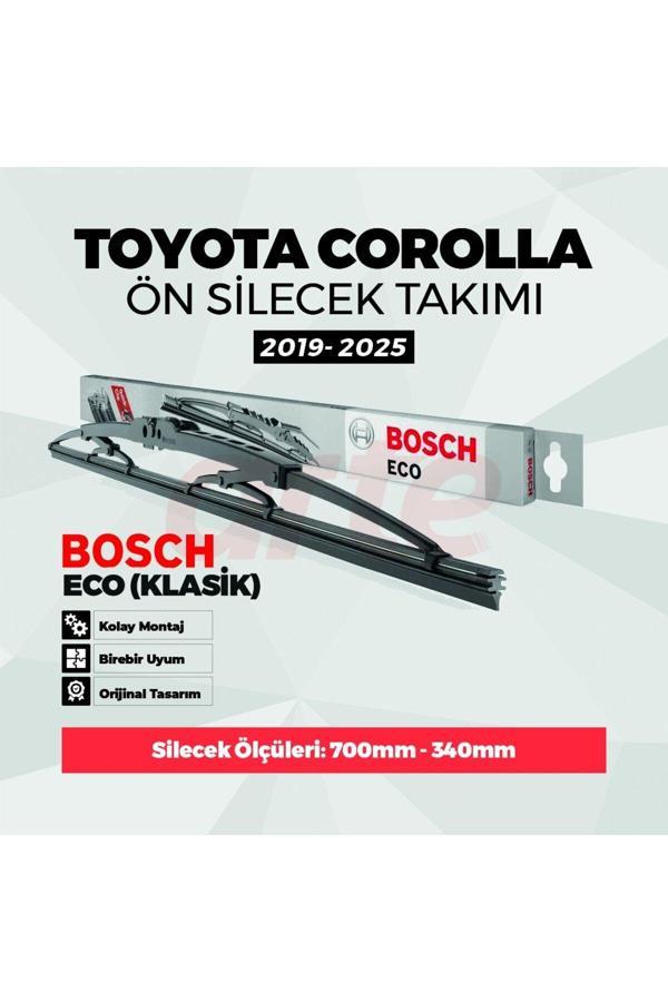 Bosch Corolla Cross (2020–2025) Uyumlu | Eco Ön Silecek Takımı | 2'Li Set | - Image 1