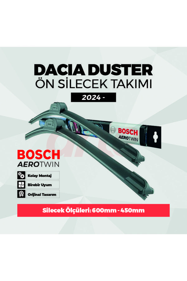 Bosch Dacia Duster Bosch Aerotwin Ön Silecek Takımı (2024-2026) - Image 1