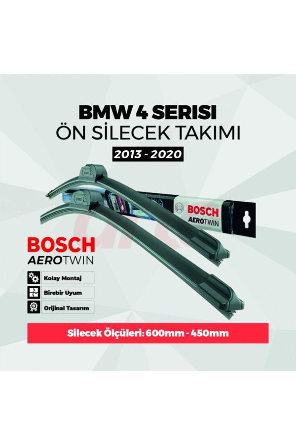 Bosch Bmw 4 Serisi F36 2014-2020 Uyumlu | Aerotwin Ön Silecek Takımı | 2'Li Set | %100 Orijinal | - Image 1