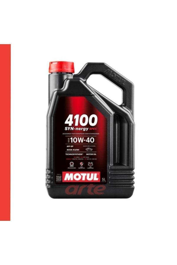Motul 4100 Syn-Nergy Spec 10W-40 4L %100 Sentetik (6100 Ile Değiştirildi) - Image 1