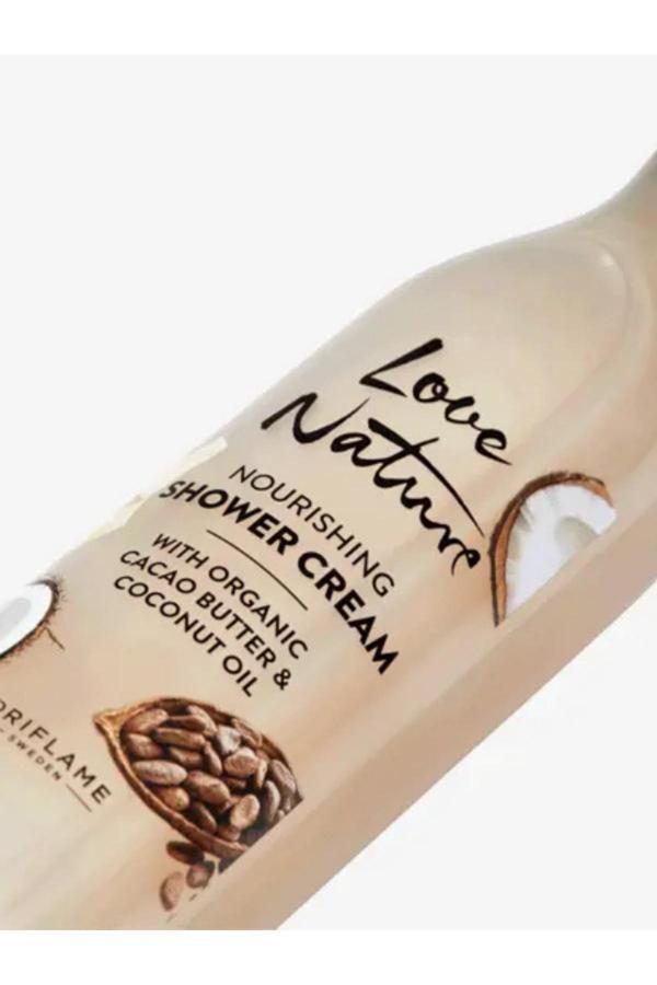 Oriflame Nature Love Nature Organik Kakao Yağı Ve Hindistan Cevizi Yağı Özlü Besleyici Duş Jeli 41488 - Image 1