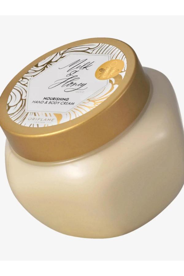 Oriflame Milk & Honey Gold Besleyici Ve Pürüzsüzleştirici El & Vücut Kremi 250ml 46968 - Image 1