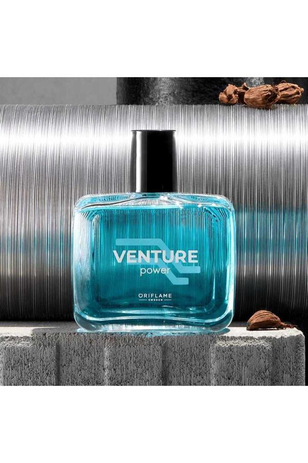 Oriflame Sedir Ağacı Nane Ve Damiana Kökü Notalı Venture Power Edt Erkek Parfümü 100ml - Image 1
