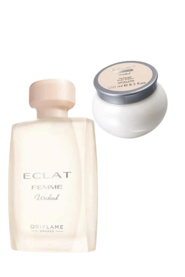 Oriflame Eclat Femme Weekend Edt 50 ml+Eclat Femme Weekend Parfümlü Vücut Kremi 250ml. - Image 1