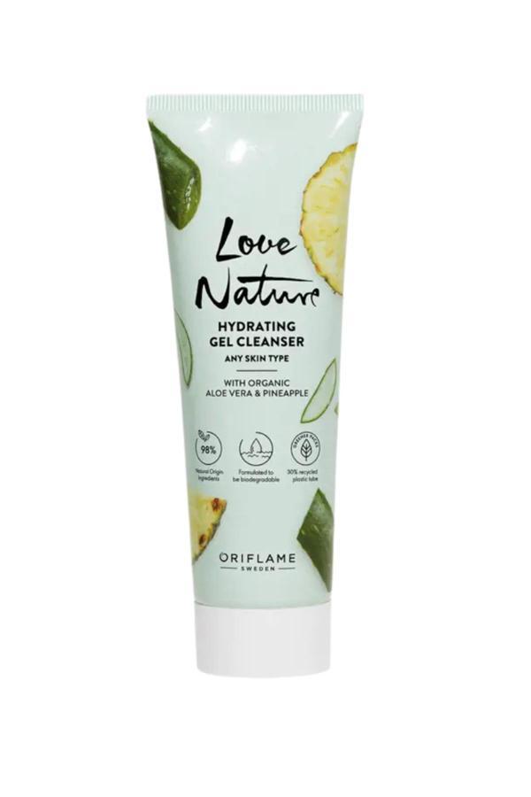 Oriflame Love Nature Organik Aloe Vera ve Ananaslı Nemlendirici Temizleme Jeli - Image 1
