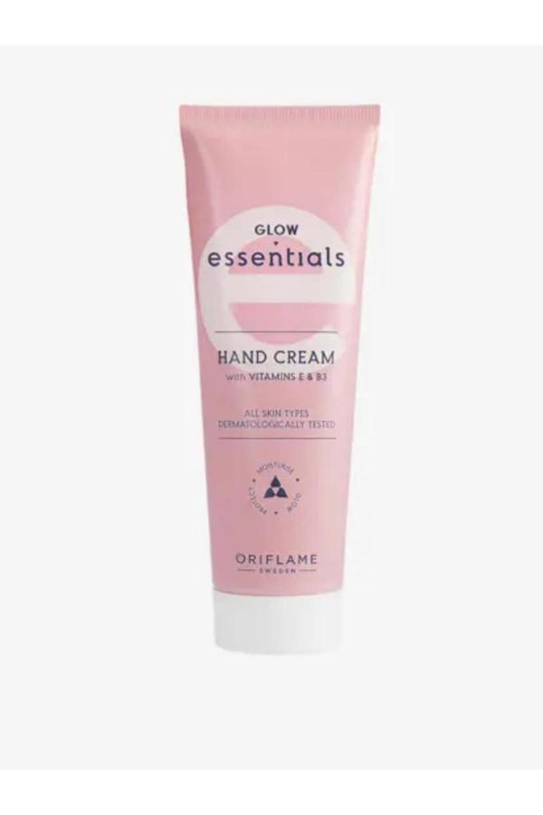 Oriflame Glow Essentials Cilt Bariyerini Koruyan E&b3 Vitaminli El Kremi 75 Ml. 44484 - Image 1