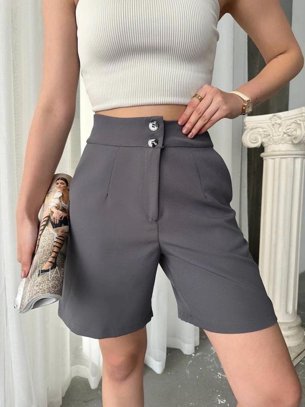 BİÇOMİ Double çift düğmeli şort - Image 1