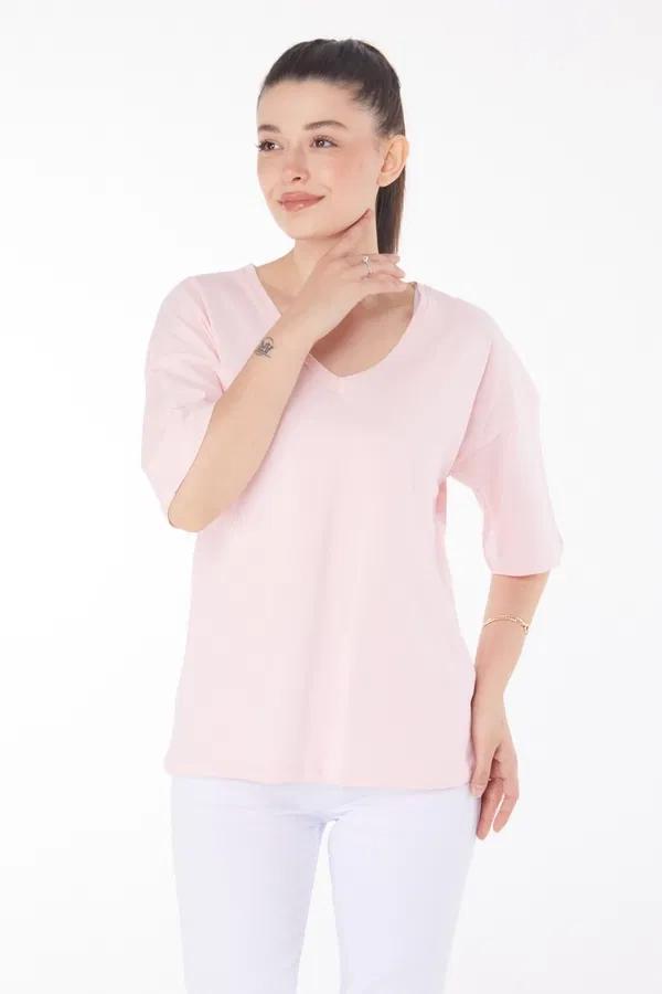 BİÇOMİ T-Shirt Pembe - Image 1