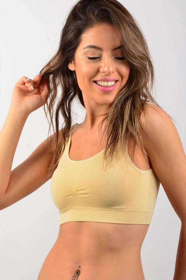 biçomi Elite Life Sünger Destekli Kadın Ten Büstiyer 772 - Image 1