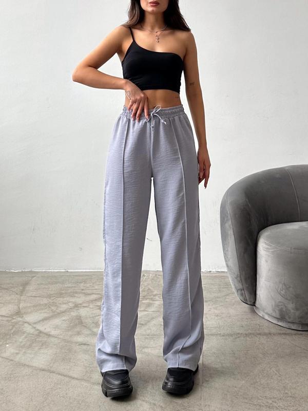 BİÇOMİ Çımalı keten pantolon - Image 1