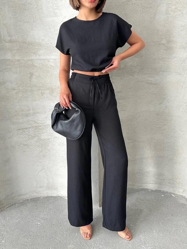 BİÇOMİ Bluz pantolon takım s255057 - Image 1