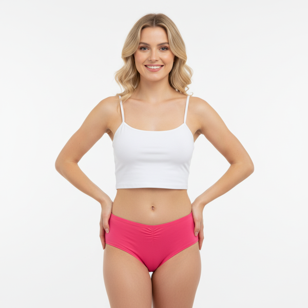 Kadın Micro Hipster Mercan Rengi Külot BB2008 - Image 1