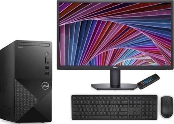 Dell Vostro 3020MT Intel Core I3 13100 16GB 1tb + 256GB SSD Ubuntu 21,5" Masaüstü Bilgisayar N2042VDT3020M13 + Zetta Flash Bellek - Image 1