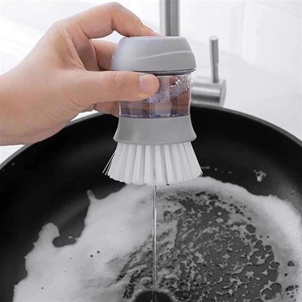 BUFFER® Deterjan Hazneli Kolay Bulaşık Yıkama Fırçası Bulaşık Sünger - Image 1