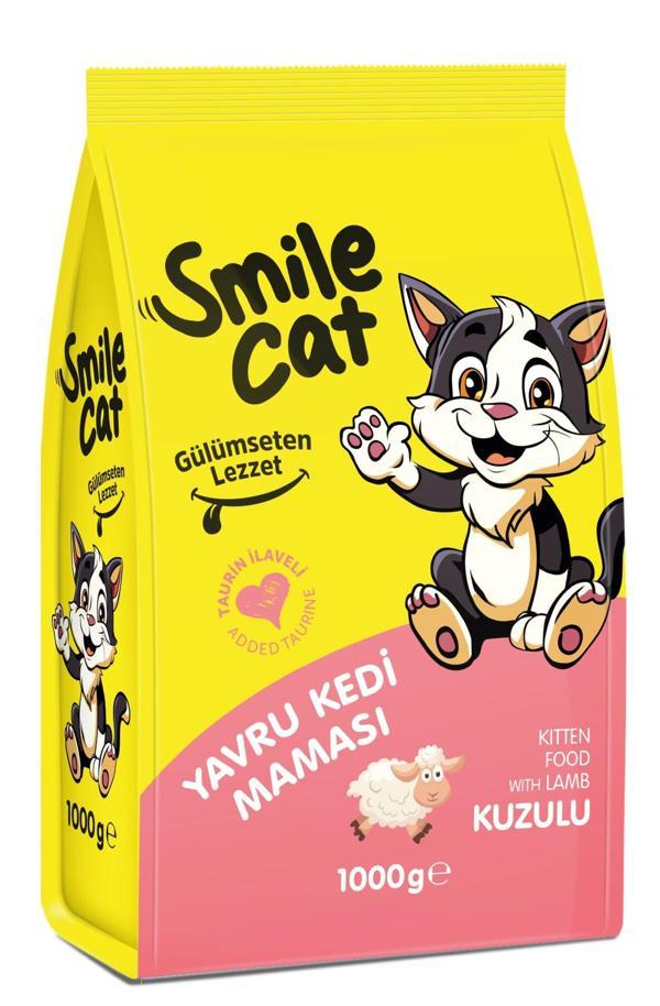 Smile Cat Yavru Kedi Kuzulu 1 Kg Kuru Mama - Image 1