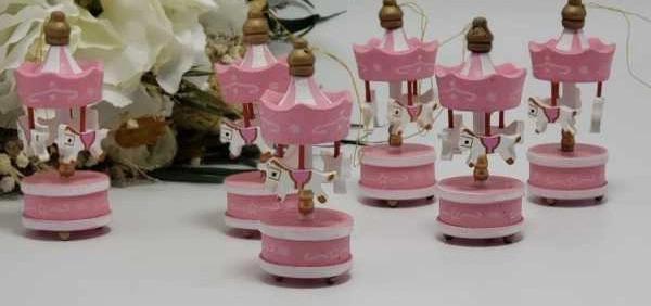 6'lı Atlı Karınca Açık Pembe Dekoratif Hediyelik - Image 1