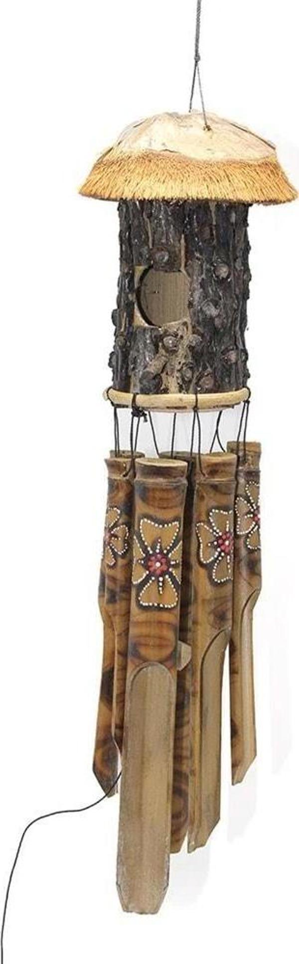 Bambu Kuş Yuvalı Rüzgar Çanı - Image 1