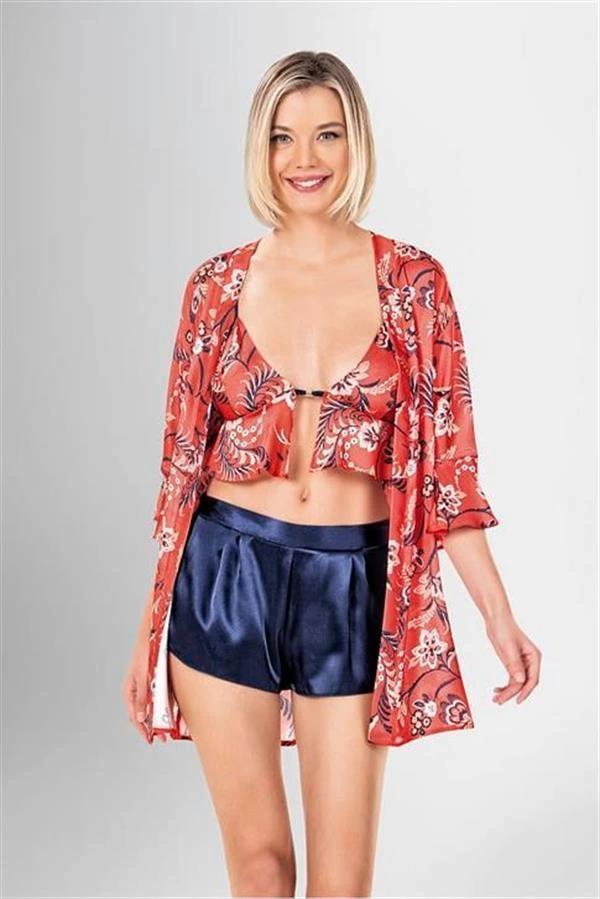 Amora Secret 3'lü Şort Takımı Desenli - Image 1