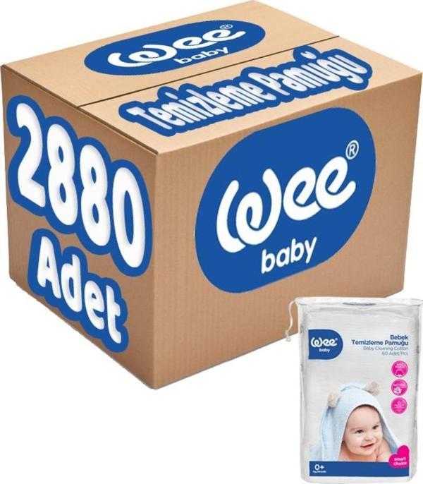 Wee Baby Bebek Temizleme Pamuğu 2880 Adet (48PK*60) - Image 1