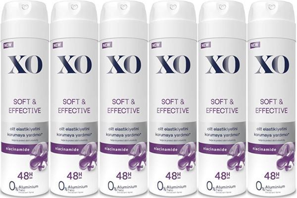 XO Deodorant 150ML Women-Kadın Soft & Effective (6 Lı Set) - Image 1