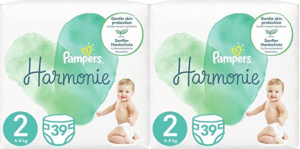 Prima Pampers Harmonie Bebek Bezi Beden:2 (4-8KG) Mini 78 Adet Ekonomik Ultra Fırsat Pk - Image 1