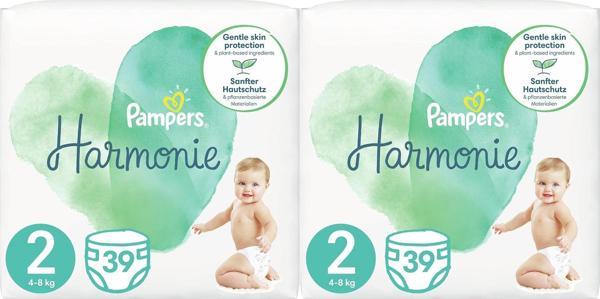 Prima Pampers Harmonie Bebek Bezi Beden:2 (4-8KG) Mini 78 Adet Ekonomik Ultra Fırsat Pk - Image 1