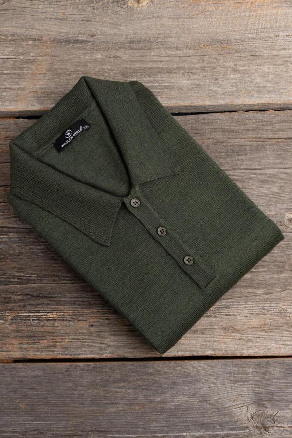 Woolen World Polo Yaka Battal (Büyük Boy) Yünlü Triko Kazak  - Image 1