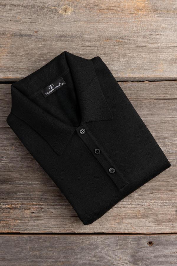 Woolen World Polo Yaka Battal (Büyük Boy) Yünlü Triko Kazak  - Image 1