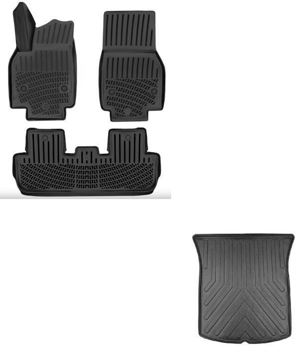 Rizline Tesla Model Y ( Juniper ) 2025 Sonrası Uyumlu 3DHavuzlu Paspas + Bagaj Havuzu Set - Image 1