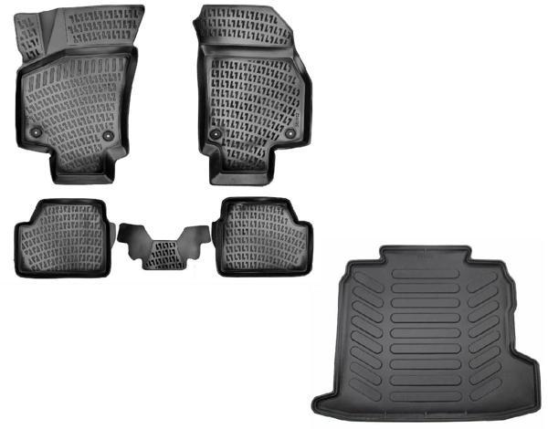 Rizline Opel Astra H SEDAN 2004-2013 Yılları Arası Uyumlu 3D Havuzlu Paspas + Bagaj Havuzu Set - Image 1